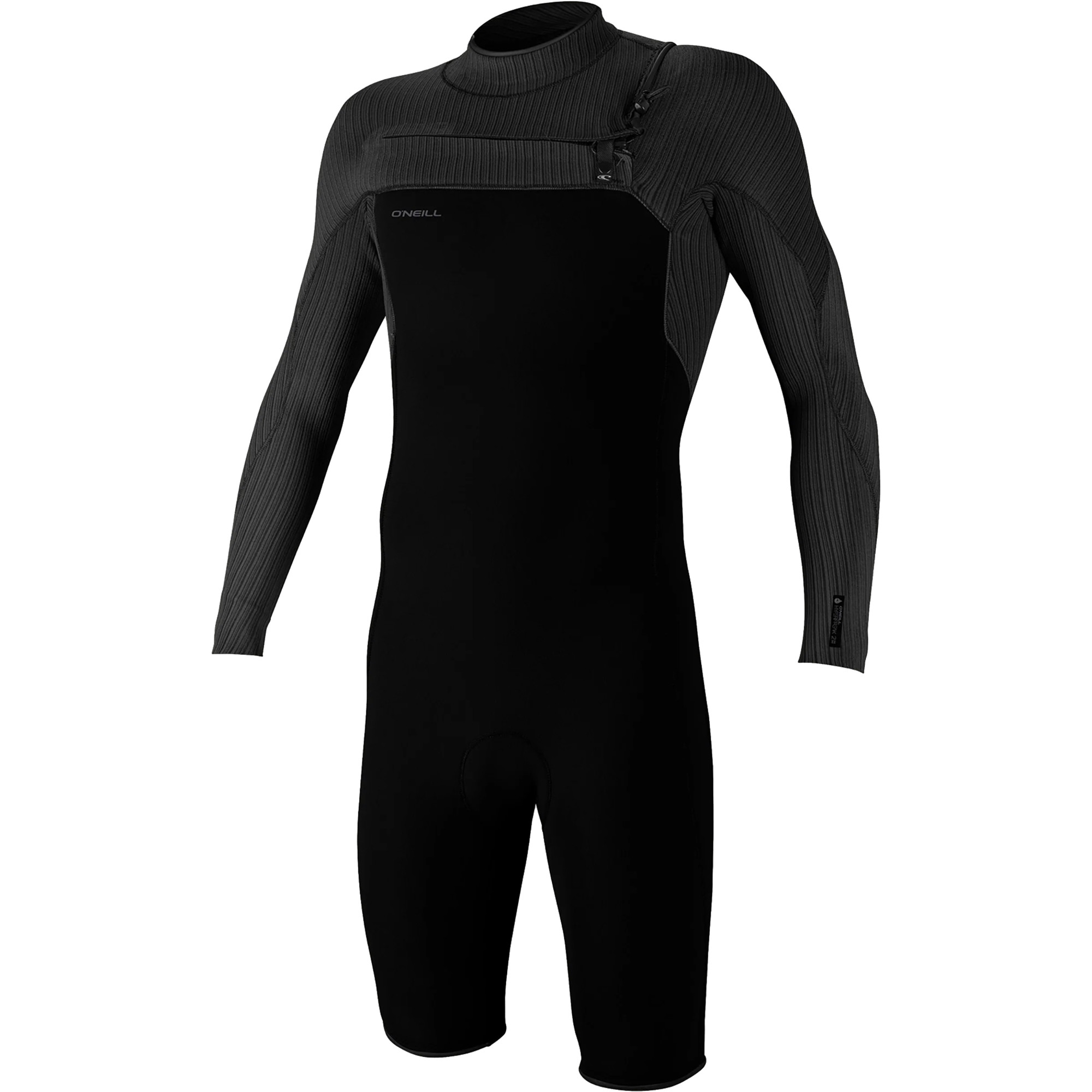 2022 O'Neill Mens Hyperfreak 2mm Chest Zip Long Sleeve Shorty Wetsuit
